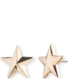 From Lauren Ralph Lauren&#x2C; these earrings feature:Stud earringsGold tone hardwarePost closureApprox. 0.36" L x 0.36" WImported. Star Stud Earrings, Ralph Lauren Style, Star Earrings Stud, Star Studs, Accessories Jewelry Earrings, Dillard's, Gold Earrings Studs, Lauren Ralph Lauren, Kids Shoes