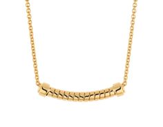 BVLGARI Tubogas 18 Kt Yellow Gold Necklace Collar Jewelry, Official Store, Gold Necklace, Jewelry Necklaces, Yellow Gold, Yellow, Gold