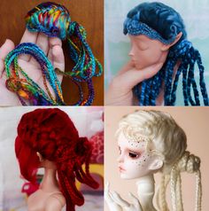 Premium custom yarn wigs for BJD 1/8 1/6 1/4 1/3, Popvy Sisters, Blyth, Pullp, Tayang, Yolume. We'll work close with you so your wig will be perfect the way you wish.  *CUSTOM SMALL SIZES MUST HAVE MORE THAN 10.5CM AND LESS THAN 20CM. THANK YOU. *CUSTOM BIG SIZES MUST HAVE MORE THAN 20CM AND LESS THAN 26CM. THANK YOU. ♦ WHEN MEASURING YOUR HEAD, USE THE MEASURE TAPE STARTING ON 0, NOT 1. Start from 0 till the number you need. ♦ Please, note that heads can have different sizes, please choose the Doll Wig Making, Yarn Wigs, Yarn Weft Doll Hair, Bjd Doll Wigs, Braided Yarn, Mohair Doll Wig, Rerooting Doll Hair Monster High, Yarn Wig, Paper Balls