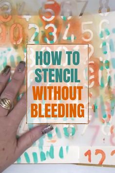 10 tips for stencils every crafter should know. Find out how to paint with stencils to get best results every time. Check it out! How To Paint With Stencils, How To Make A Stencil Diy, Painting With Stencils On Canvas, How To Stencil, Make Stencils Diy, Easy Stencil Designs, Diy Stencils For Painting, Collage Hacks, Painting With Stencils