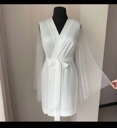 Long Bridal Robe, Bride Dressing Gown, Bridal Dressing Gown, Boho Maternity Dress, Bridal Robe Lace, Bridal Nightgown, Robe Wedding, Lace Bridal Robe