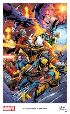 an image of the cover to wolverine's new comic book, which is in color and