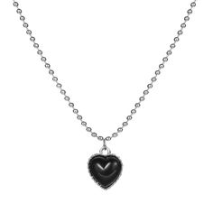 Black Heart Pendant Brand New Boutique Trendy Black Heart Beads Jewelry, Trendy Black Jewelry With Heart Beads, Family Switch, Black Heart Necklace, Hollow Heart, Black Heart, Heart Necklace, Heart Pendant, Womens Jewelry Necklace