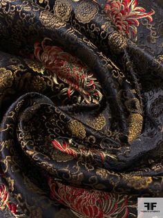 Luxury Traditional Embroidered Fabric With Traditional Patterns, Luxury Fabric With Traditional Patterns For Ceremonies, Luxury Red Bollywood Embroidered Fabric, Luxury Brocade Sets For Diwali, Red Black And Gold Aesthetic, Red Gold Black Aesthetic, Luxury Fabric, Merchant Aesthetic, Red Gold Aesthetic