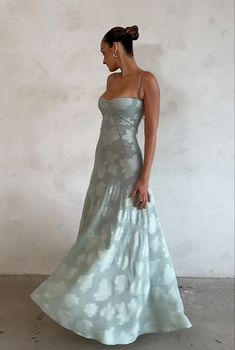 Cool Tone Prom Dresses, Princess Polly Prom Dress, Italian Prom Dresses, Hntr The Label Dress, European Prom Dress, Aquamarine Prom Dress, Blue Silk Formal Dress, Summer Ball Dress, Beachy Prom Dress