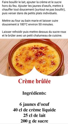 the menu for an appetizer is shown in red and white, with french writing