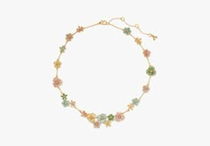 Fleurette Statement Necklace | Kate Spade New York Buy Yourself Flowers, Spade Necklace, Jewelry Wishlist, Kate Spade Necklace, Flower Packaging, Dreamy Room, Keep It Classy, Kate Spade Accessories, Cute Accessories