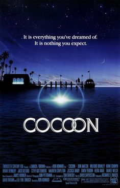 "Cocoon" (21 Jun. 1985, directed by Ron Howard, Zanuck/Brown Company) Don Ameche, Film Thriller, Ron Howard, Avengers Film, Movies Worth Watching, 80s Movies, Sci Fi Movies, Love Movie, Original Movie