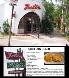 an advertisement for a mexican restaurant called feliz