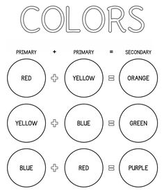 the color scheme for different colors is shown in black and white, which includes red, blue