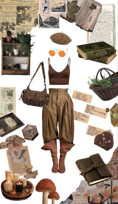 Traveller Aesthetic Outfits, Hobbitcore Fashion Summer, Cabincore Aesthetic Fashion, Earth Clothing Aesthetic, Desertcore Outfit, Treasure Planet Aesthetic Outfit, Cottagecore Camping Outfit, Modern Adventurer Outfit, Willowcore Outfit