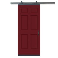 Molded interior doors provide a distinguishing look for your home at an affordable price. Molded doors resist shrinking, swelling, and cracking. These doors add the perfect touch to your new construction or remodeling project. RELIABILT 36-in x 80-in Barn Red Molded Composite Hollow Core Barn Door (Hardware Included) | LO1344935 Storm Door, Solid Core, Red Barns, Barn Door Hardware, Interior Doors, Remodeling Projects, Barn Doors, Barn Door, Door Hardware