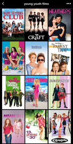 Girly Movies To Watch, Movies To Watch List, Best Teen Movies, Quote Movie, Romcom Movies, Movies Best, Movies To Watch Teenagers, Movie Hacks, Netflix Movies To Watch