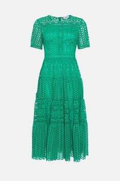 Style: Fit & Flare DressFabric: LaceLength: MidiSleeve Length: Short Sleeve Quick Delivery, Fit & Flare, Dresses Midi, Buy Online, Midi Dress, Shop Now, Bring It On, Lace, Dresses