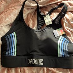 Victoria Secret Pink Sports Bra Victoria Secrets, Blue Black, Bra