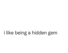 i like being a hidden germ