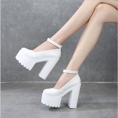 High Heels Size 4, Cheap High Heels With Reinforced Heel, High Heels Size 2, 5 Cm Heels Shoes, Chic Ankle-high Heels At Cheap Price, Wedding Shoes Pletform Heel, Wedding Shoes With 4-inch Heel And Round Toe, White Synthetic High Heel Court Shoes, White Round Toe Court Shoes For Party