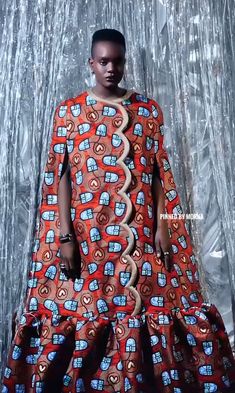 Bubu Gowns, Bubu Styles, Robes Wax, Wax Print Dress, 2023 Lookbook, Hair Threading, African Traditional Wear, African Outfits, African Fashion Traditional