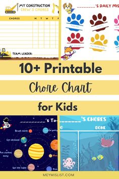 the 10 printable chart for kids to use