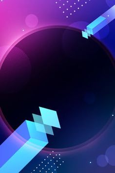 an abstract background with blue and pink shapes