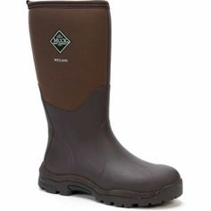 Muck Boot Company Women's Wetland Tall Boot, 100% Waterproof, WMT-998K-BRN-100 Insulated Boots, Ladies Boots, Boot Companies, Muck Boots, Rubber Boot, Tall Boot, Tractor Supply, Rubber Boots, Comfortable Tops