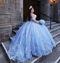 Sky Blue Quinceanera Dresses, Sweet 15 Birthday, 15 Birthday Party, Blue Quinceanera Dresses, Masquerade Ball Gown, Quinceanera Themes Dresses, Quincenera Dresses, Quinceñera Dresses, Blue Quince