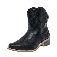 PRICES MAY VARY. 【UNIQUE STYLE】These western ankle boots features a cut-out stitch embroidery design and a retro western style, which is fashionable and versatile. And features a almond toe, chunky block heel, faux woodgrain texture on the heel, intricate stitching detailing. 【FINEST MATERIAL】100% premium synthetic PU upper. These Mid-Calf Women's cowboy boots are made of high quality PU and ultra-soft short plush lining. Women's western boots should not only provide the comfortable and durabili Women's Cowboy Boots, Cowboy Boots For Women, Stitch Embroidery Design, Cowgirl Look, Western Ankle Boots, Western Women, Western Boots Women, Cowgirl Western, Classic Brown