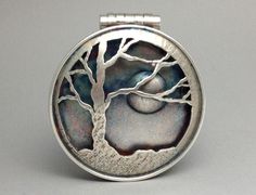 Handmade Silver Jewellery, Keramik Design, Mixed Metal Jewelry, Fine Silver Jewelry, Silver Jewelry Design, Pierced Jewelry