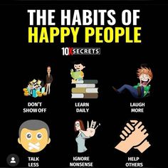 the habitts of happy people