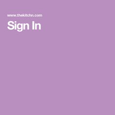 a purple background with the words sign in