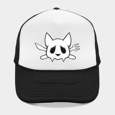 Hey, skellingtons get hungry too, right? Maybe it's the banner of a roving band of hungry ghost cat pirates. Who knows! -- Choose from our vast selection of Trucker hats to match with your favorite design to make the perfect custom graphic Hat. Customize your color! For men and women. Skeleton Hat, Hungry Ghost, Ghost Cat, Hat Ideas, Skull And Crossbones, Who Knows, Hat Designs, Trucker Hats, Skeleton