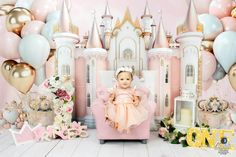 Disney Princess Backdrop, Birthday Backdrop Design, Pink Princess Castle, Princess Backdrop, Princess Backdrops, Castle Birthday, Castle Party, Castle Backdrop, Brick Backdrops