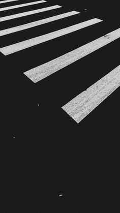 black and white photograph of an empty street