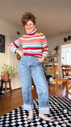 @stephneusews on tiktok Wfh Winter Outfits, Eclectic Business Casual Outfits, Hippy Grandma Aesthetic, Quirky Fashion Outfits, 70 Degrees Outfit, Miss Honey Inspired Outfits, Women’s Teacher Outfits, Quirky Capsule Wardrobe, Layered Fashion Women