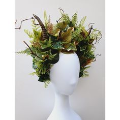 MADE TO ORDER- Bespoke Handmade Stunning Bronzed Fawn Statement Headpieces With Mixed Woodland Leaves, Bronzed Fern & Ivy Finished With Twisted Branches And Gems  Fawn Horns can be made in Black, Brown, Gold or White .. Please contact if you would like these colours PLEASE NOTE : This is a one sided headpiece , the details are at the front and the back is flat leafed. If you would like the headpiece to be double-sided, the details on the front to the same as the back please select doubled-sided Forest Headpiece, Art Headpiece, Twisted Branches, Jessica Collins, Swamp Monster, Woodland Crown, Statement Hat, Floral Headdress, Beaded Crown