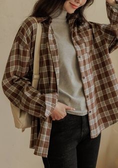 Accidental Love, Korean Clothing, Beauty Brands, Check Shirt, Korean Outfits, Beauty Brand, Plaid Scarf, Women's Plaid Shirt, Hong Kong