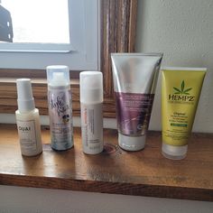 Set Of 5 Haircare Items. Hempz Hair Conditioner & Joico Hair Mask, Little Used From Each. All Other Products Are Brand New Never Used. Including Ouai Travel Size Leave In Conditioner. Sebastian Potion 9 Styling Treatment. Pureology Texture Finishing Spray. Will Separate If Interested! Ouai Travel Size, Ouai Hair, Finishing Spray, Color Treated Hair, Leave In Conditioner, Hair Mask, Travel Size, Hair Conditioner, Travel Size Products