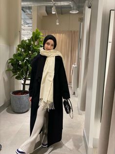 Modest Winter Outfits, Outfits Muslim, Aesthetic Hijab, Fashion Modest, Hijab Fashionista, Modest Outfit, Modest Fashion Hijab