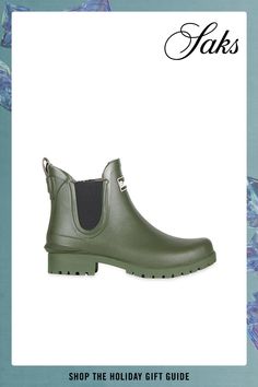 The Wilton short rainboots from Barbour are crafted of water-proof rubber with a thick lug sole. An elastic gusset and a plaid cotton lining complete the versatile style. Upper: 100% rubber Elasticized gusset Slip-on style Lining: 100% cotton Sole: 100% rubber Wipe clean Imported This brand fits slightly larger. Consider ordering a size down. ABOUT THE BRAND Short Rain Boots, Womens Wellness, Sports Gifts, Lug Sole, Water Proof, Women's Fitness, Designer Outfits Woman, Versatile Style, Mens Fitness