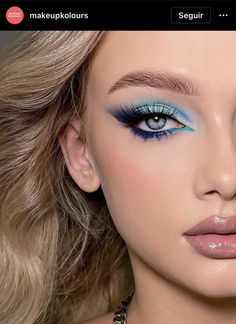 Casual Makeup, Eye Makeup Pictures, Unique Makeup, Dope Makeup, Makeup Eye Looks, Creative Eye Makeup, Dark Makeup