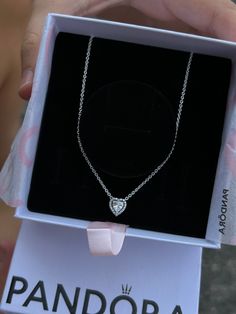 Pandora Heart Necklace, Pandora Set, Necklace Pandora, Xoxo Jewelry, Pandora Heart, Pandora Necklace