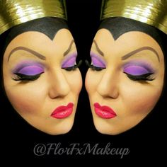 Evil Queen Makeup Looks, Queen Halloween Makeup, Disney Halloween Makeup, Disney Evil Queen, Evil Disney, Theatre Makeup, Disney Makeup