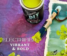 Electrified DIY Paint Paint 2024, Apothecary Diy, Acrylic Diy, Diary Diy, Wise Owl Paint, Fusion Paint, Diy Wax, Artist Supplies, Painted Cottage