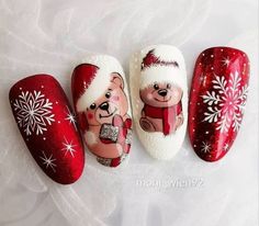 Chrismas Nail Art, Christmas Sweater Nails, Nail Drawing, Sweater Nails, Pretty Nail Art Designs, Classic Nails