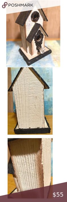 Wooden Victorian Style Birdhouse Birdhouse, Victorian Style, Bird Houses, Victorian Fashion, Roof, Wood, Glass, 10 Things, Closet