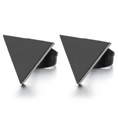 PRICES MAY VARY. 8MM Unisex Stainless Steel Black Flat Triangle Stud Earrings for Men and Women, 2pcs Metal: Stainless Steel Finishing: Polished Gauge: 0.8MM(0.03")thick; Dimension: width:8MM(0.31");Weight: 1.3g Package: Jewelry Box with Brand Name COOLSTEELANDBEYOND *Condition: 100% brand new
*Code: ME-1232
*Metal: Stainless Steel
*Finishing: Polished
*Gauge: 0.8MM(0.03")thick;
 *Dimension: width:8MM(0.31")
*Weight: 1.3g
*Package: Jewelry Box with Brand Name COOLSTEELANDBEYOND Triangle Stud Earrings, Package Jewelry, Stud Earrings For Men, Triangle Earrings Stud, Earrings For Men, Triangle Studs, Triangle Earrings, Unique Jewelry Designs, Men Earrings