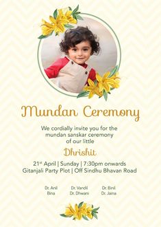 Mundan Card Design, Mundan Invitation Card Design, Mundan Ceremony Decoration Ideas, Mundan Ceremony Decoration, Mundan Invitation Card, Mundan Invite, Mundan Ceremony Invitation Cards, Mundan Ceremony Invitation Template