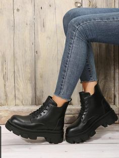 Women's Black Platform chunky Boots

Affiliate link Platform Chunky Boots, Black Platform, Punk Style, Chunky Boots, Punk Fashion