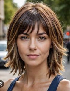 Womens Hair Over 50, Blended Bob Hairstyles, Short Cuts For Straight Hair, Short Shaggy Bob Haircuts, Choppy Layered Haircuts For Medium Hair, Hot Mom Haircut, Bang Haircuts, Mom Hairstyles Short, Layered Shaggy Bob