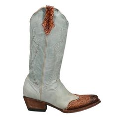 Simple with a touch of extravagance, this pair of boots was meant to be seen. The soft and suppler leather along with the tooled snip toe detail come together perfectly to make a lasting impression. Size: 9D.  Color: Blue.  Gender: female.  Age Group: adult. Cowboy Casual, Boots Low Heel, Blue Gender, Boots Shoes, Casual Boots, Low Heels, Cowboy Boots, Gender Female, Clothing And Shoes